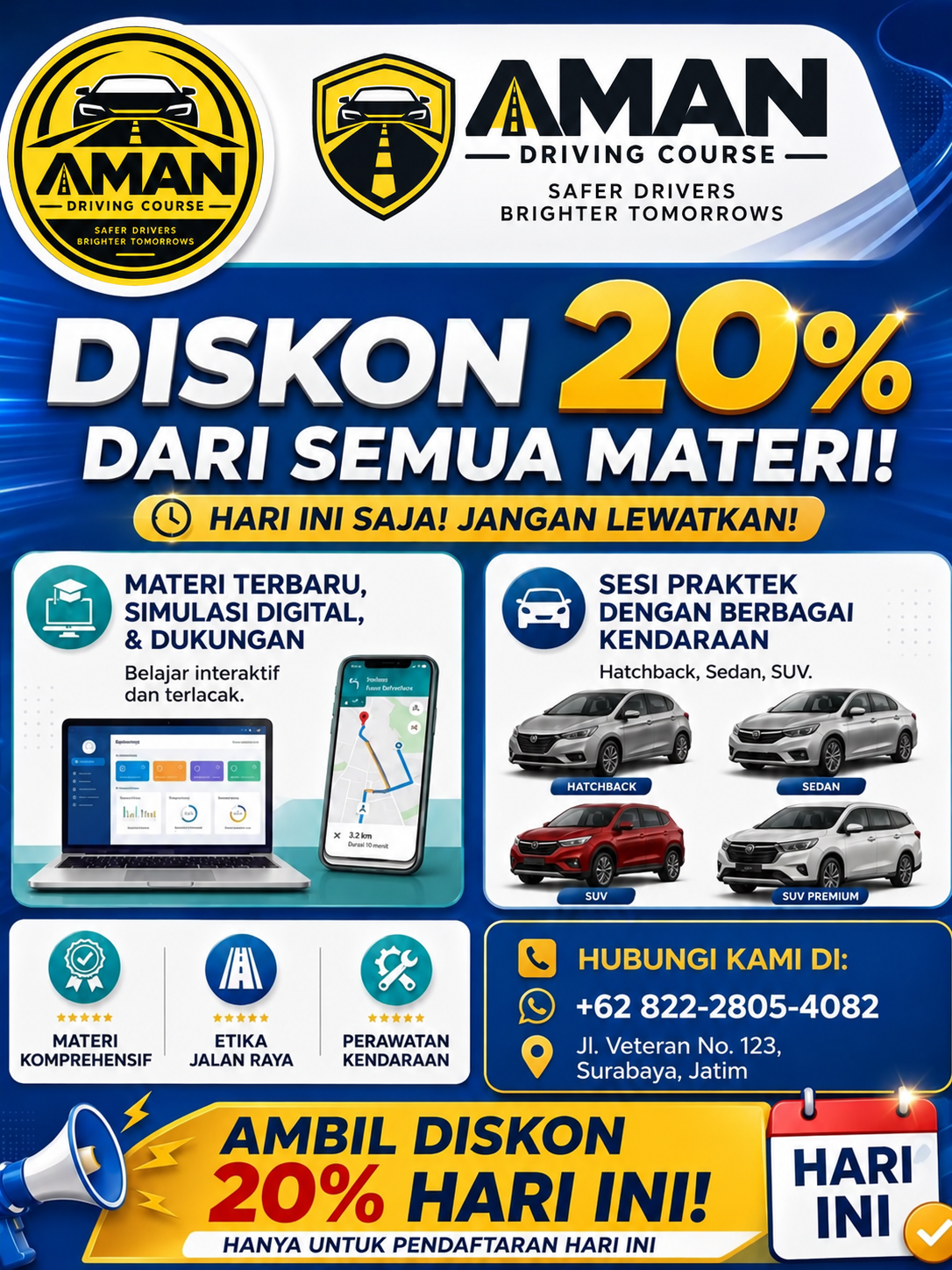 Promo Kursus Mengemudi AMAN